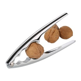 Dziadek do orzechów chromowany metal 17,5 cm