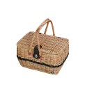 Kosz piknikowy dla 4 osób CILIO 40 x 28 x 25 cm jasnobrązowy