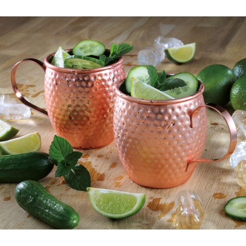 Kubek do Moscow Mule CILIO miedziany 0,5 L młotkowany
