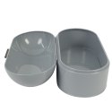 Chlebak metalowy KELA 44 x 21,5 cm szary