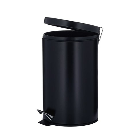 Kosz otwierany pedałem, 12,0 l, czarny