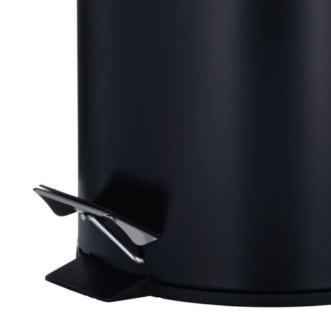 Kosz otwierany pedałem, 12,0 l, czarny