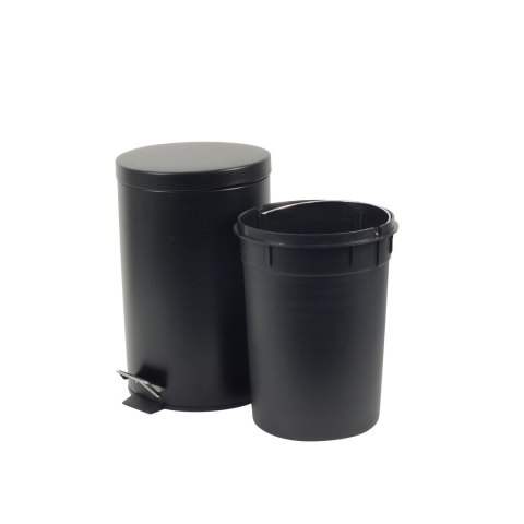 Kosz otwierany pedałem, 12,0 l, czarny