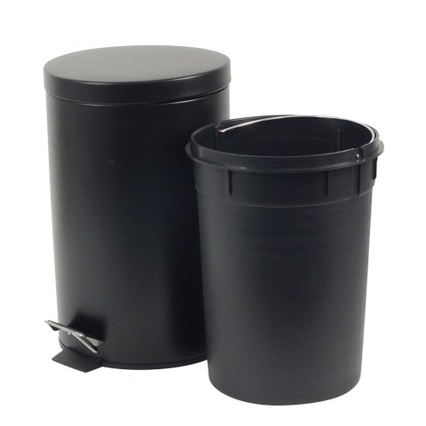 Kosz otwierany pedałem, 12,0 l, czarny