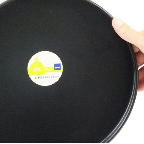 Kosz otwierany pedałem, 12,0 l, czarny