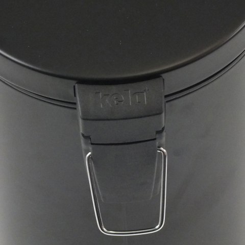 Kosz otwierany pedałem, 12,0 l, czarny