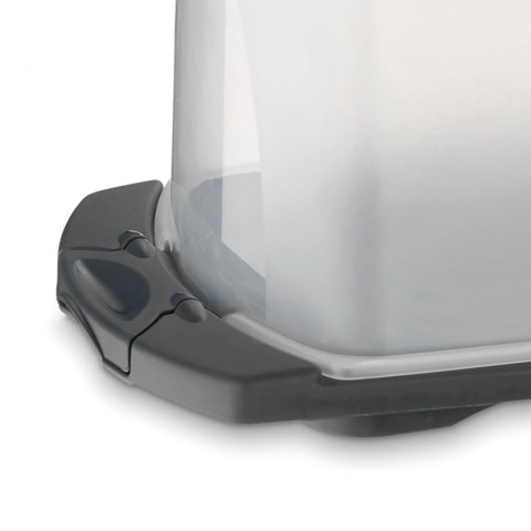 Pojemnik na ciasta prostokątny z pokrywą KELA 40 x 17 x 14,5 cm szary