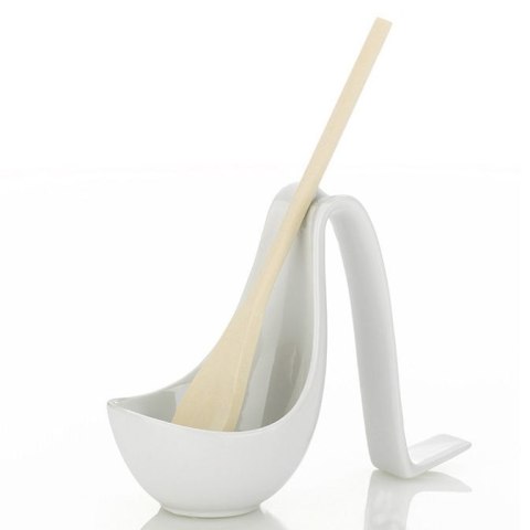 Stojak na łyżkę porcelana