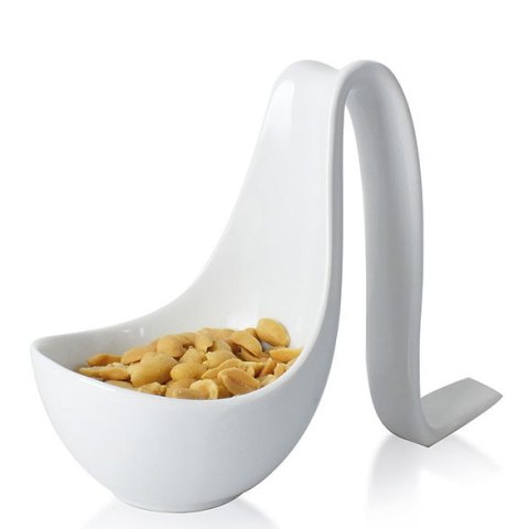 Stojak na łyżkę porcelana