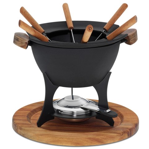 Żeliwny zestaw do fondue dla 6 os. 1 L