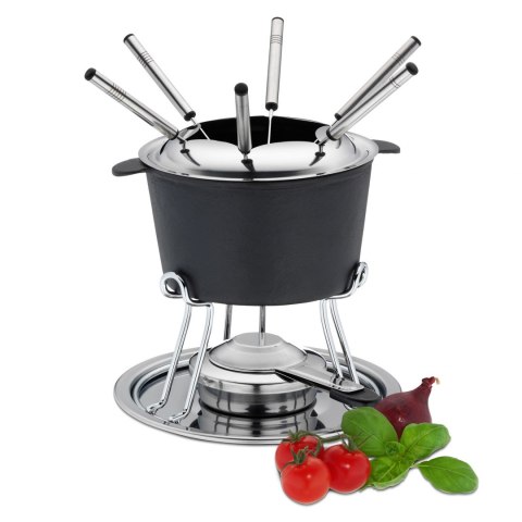 Zestaw do fondue dla 6 os., 11 el., 0,8 l, śred. 20 x 19,5 cm