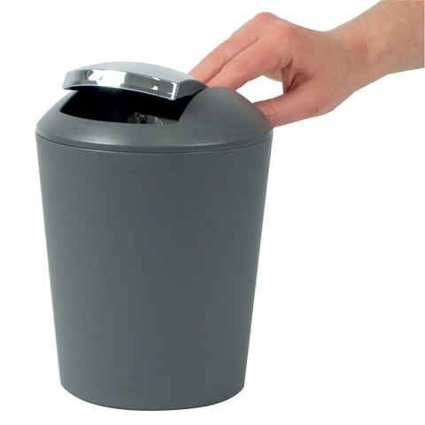 Kosz na śmieci łazienkowy KELA 1,7 L szary
