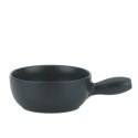 Rondel do fondue serowego, śred. 22,5 x 10 cm, czarny