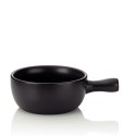 Rondel do fondue serowego, śred. 22,5 x 10 cm, czarny