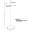 Wieszak na ręczniki KELA wysokość 88 cm