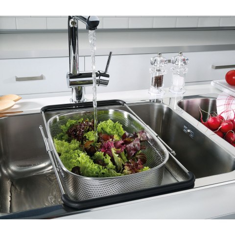 Durszlak z rozkładanymi uchwytami od 34 do 58 cm