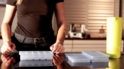 Forma do kostek lodu duże kostki 5 x 5 cm LURCH