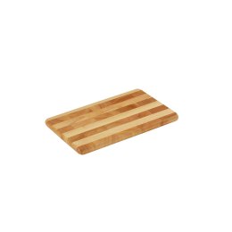 Deska do krojenia typu end grain, kauczukowiec 33x21x2 cm