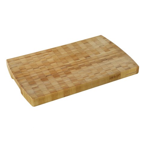 Deska do siekania typu end grain, bambus, 40x25x3 cm