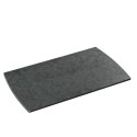 Deska z laminatu włókna drzewnego Zassenhaus 36 x 23 cm czarna
