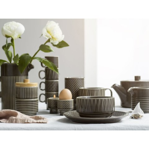 Filiżanki do espresso SAGAFORM 4 sztuk szare ceramika 0,1 L