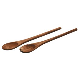 Sztućce do sałaty, akacja, 35 cm