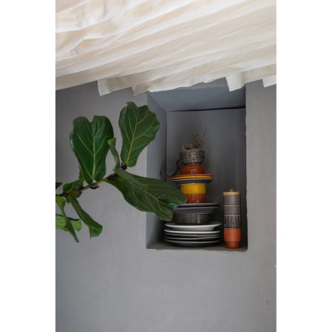 Talerz, biały, ceramika, śred. 27,5 cm