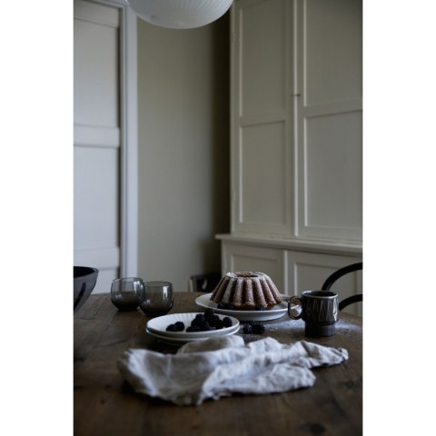 Talerz, biały, ceramika, śred. 27,5 cm