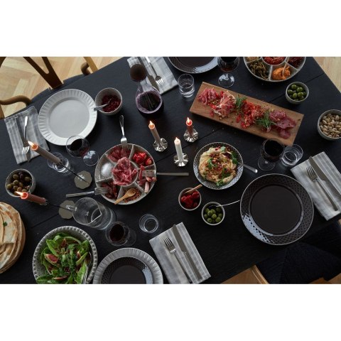 Talerz, biały, ceramika, śred. 27,5 cm