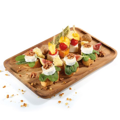 Talerz na przekąski akacja 35,5 x 23,5 cm ZASSENHAUS