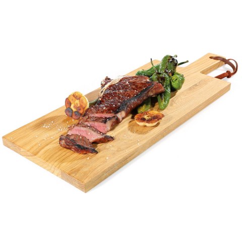 Deska do serwowania, drewno dębowe, 58 x 20,5x 2 cm