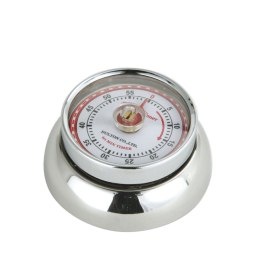 Timer mechaniczny ZASSENHAUS śred. 7 x 3 cm stalowy