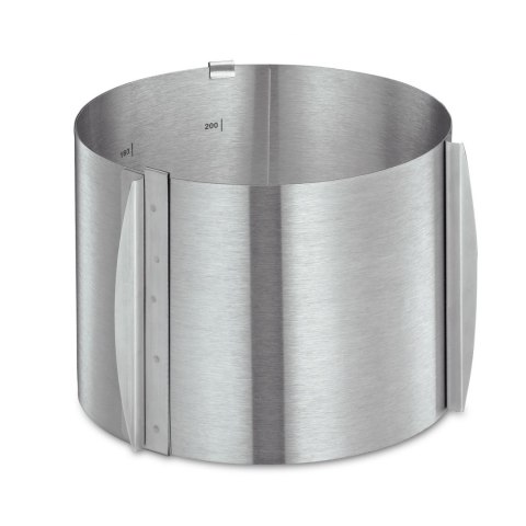 Wysoka regulowana obręcz do ciast KUCHENPROFI śred 16 - 30 cm