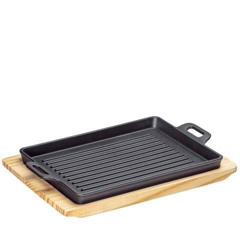 Patelnia grillowa na podstawce KUCHENPROFI 26 x 19 x 1,5 cm