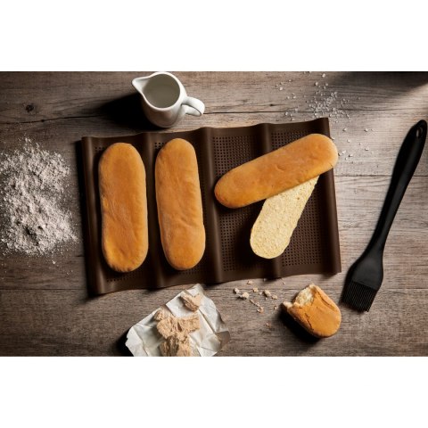 Forma na 4 mini-bagietki, 32,5 x 20,5 cm