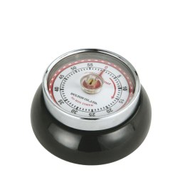 Timer mechaniczny ZASSENHAUS śred. 7 x 3 cm czarny