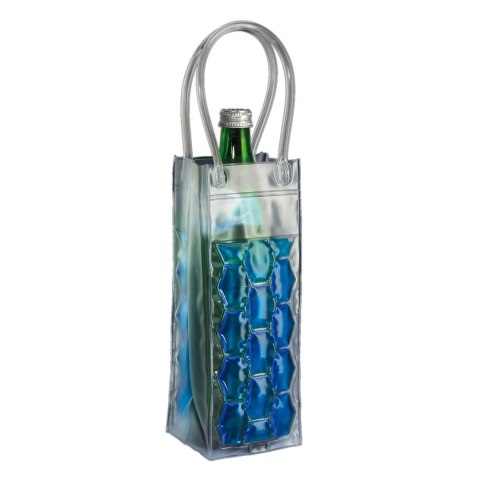Cooler do wina niebieski 9 x 9 x 25 cm