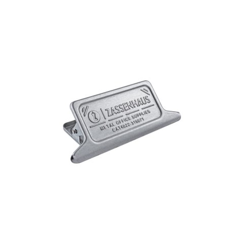 Klips do torebek ZASSENHAUS 11,5 x 3,5 x 4,5 CM srebrny
