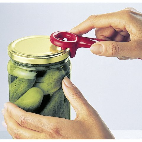 Otwieracz do słoików KUCHENPROFI 5 x 14 cm czerwony