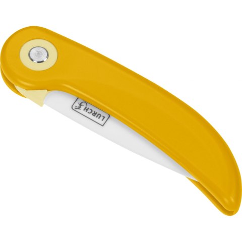 Składany nóż piknikowy LURCH ostrze 7, 5 cm żółty
