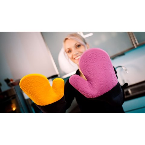 Rękawica do pieczenia z izolacją silikonową