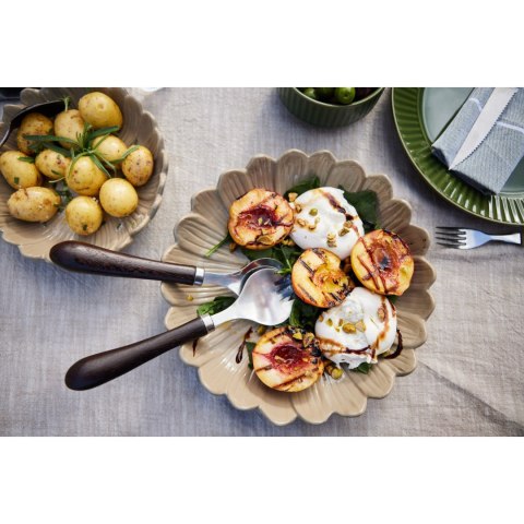 Talerz głęboki średnica 20 x 5 CM beżowy MAŁY