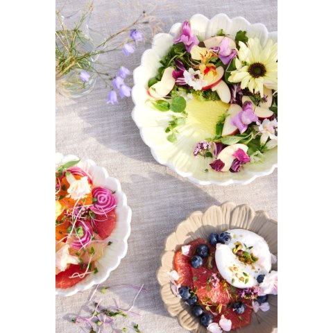 Talerz głęboki średnica 20 x 5 CM biały MAŁY