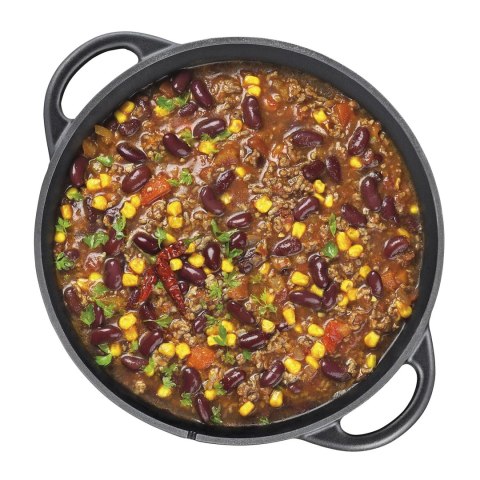 Garnek z pokrywą patelnią grillową KUCHENPROFI żeliwo 5,7 L śred. 26 cm