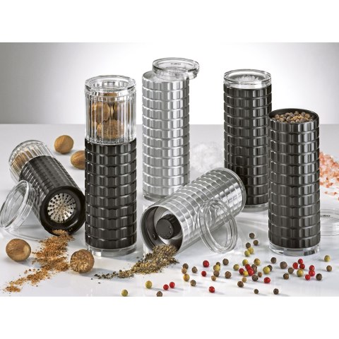 Młynek do pieprzu soli i ziółi CILIO srebrny