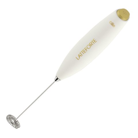 Spieniacz do mleka na stojaku CILIO 23 cm biały