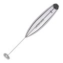 Spieniacz do mleka na stojaku CILIO 23 cm metaliczny błyszczący