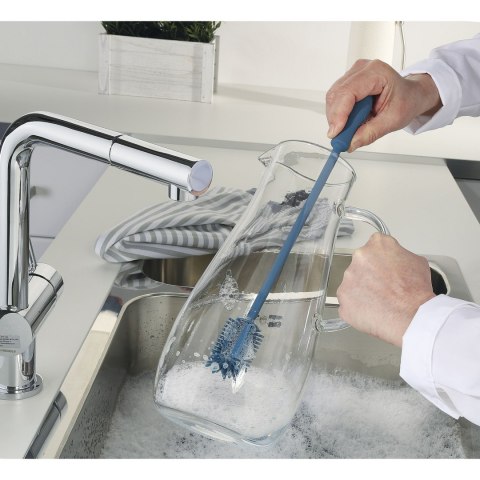 Szczotka do mycia karafek 31 cm niebieska KUCHENPROFI