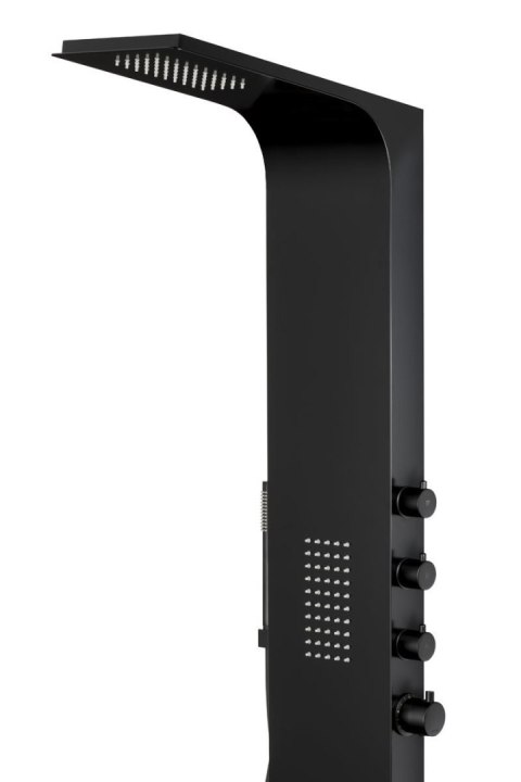 Panel prysznicowy Corsan DUO Termostat Czarny