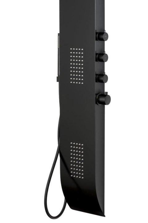 Panel prysznicowy Corsan DUO Termostat Czarny